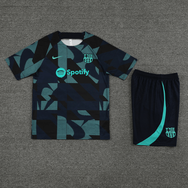 conjunto-de-treino-barcelona-camisa-short-preta-azul-2023-24-loja-malta-esportes (1) Conjunto Barcelona Treino Camisa/Short Preta/Azul 2023/24