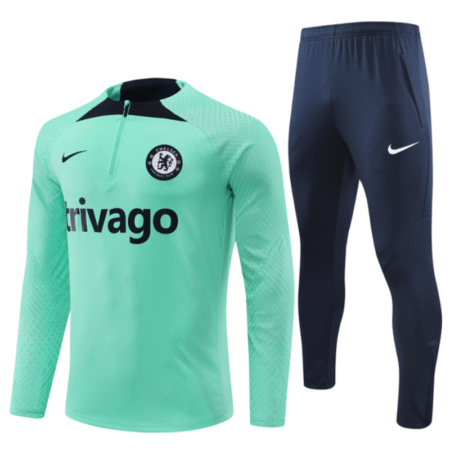 Conjunto Chelsea Treino Jaqueta/Calça Verde 2022/23