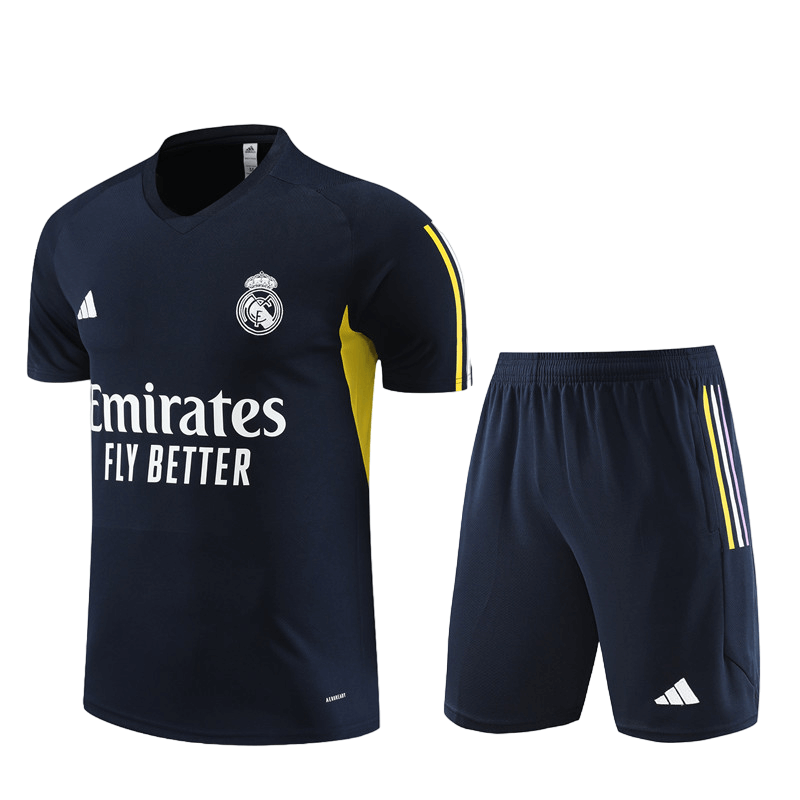 conjunto-treino-real-madrid-azul-escura-2023-24-bermuda-camisa (3) Conjunto de Treino Bermuda e Camisa Real Madrid Azul Escuro 2023/24