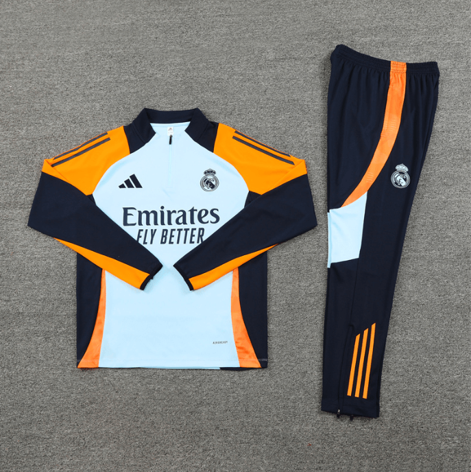 conjunto-treino-real-madrid-azul-laranja-2024-25-calca-jaqueta (1) Conjunto de Treino Real Madrid Azul/Laranja 2024/25 Jaqueta e Calça