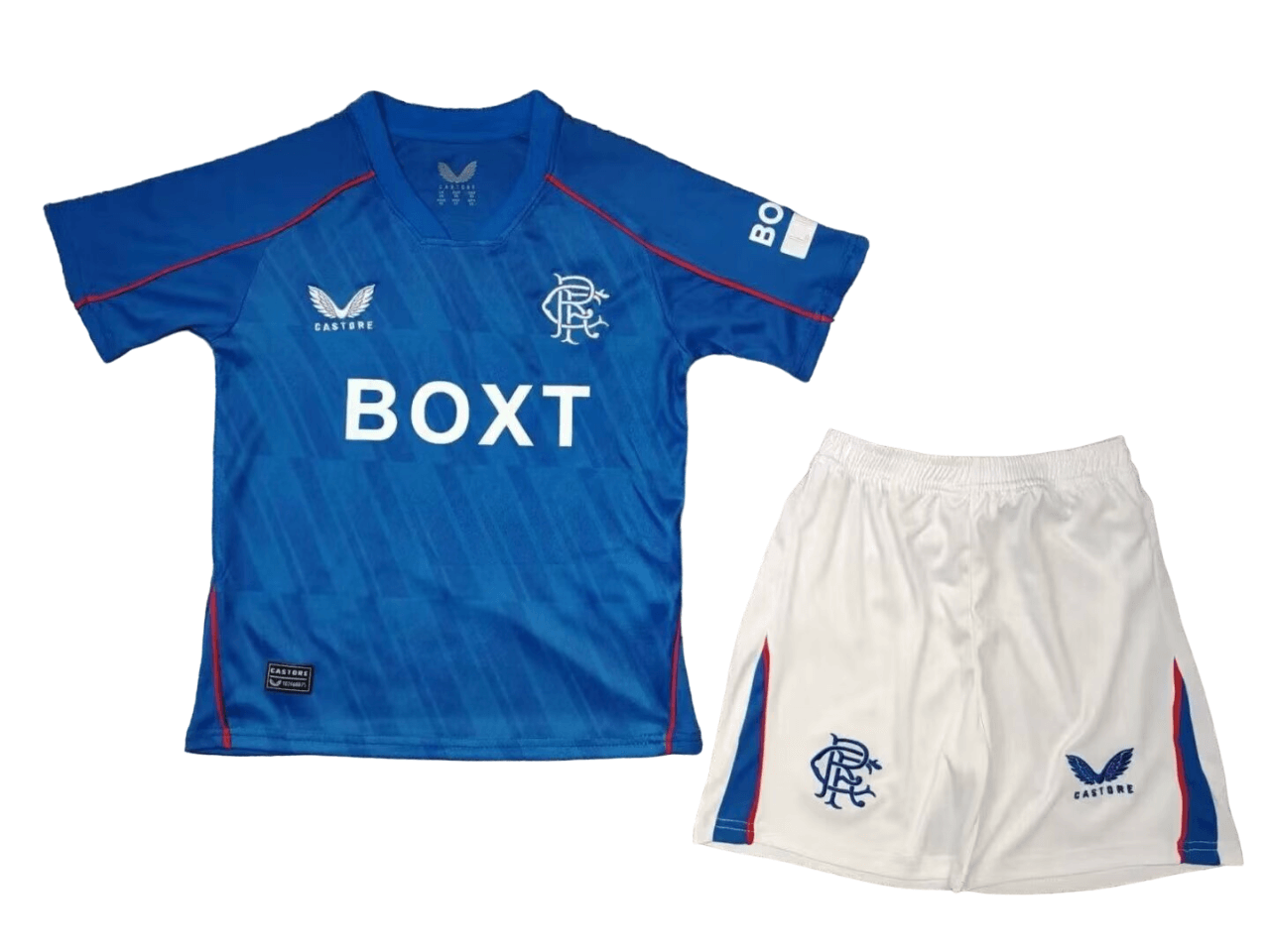 Kit Infantil Rangers Azul Home I 2024/25 Unissex Kit Infantil Rangers Azul Home I 2024/25 Unissex