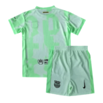 Kit Infantil Barcelona Verde III Third 2024/25 Unissex