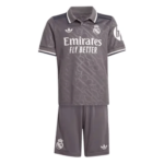 kit-infantil-terceira-real-madrid-mbappe-9-cinza-iii-2024-25-loja-malta-esportes-