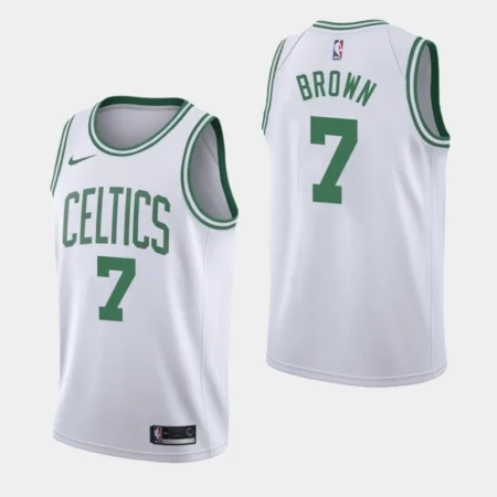 Regata NBA Boston Celtics Branca Brown #7