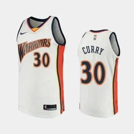 Regata NBA Golden State Warriors Retro Bege Curry #30