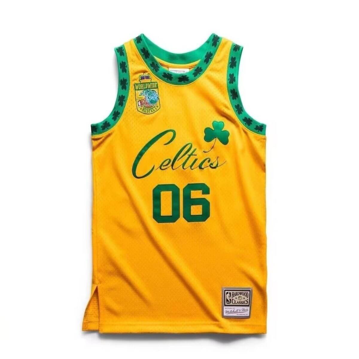 regata-nba-swingman-boston-celtics-nike-masculina-n-06-bodega2 Regata #06 Bodega NBA Boston Celtics Mitchell & Ness Amarela
