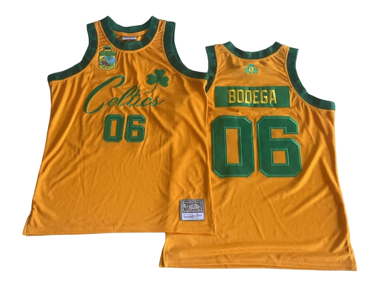 regata-nba-swingman-boston-celtics-nike-masculina-n-06-bodega3 Regata #06 Bodega NBA Boston Celtics Mitchell & Ness Amarela