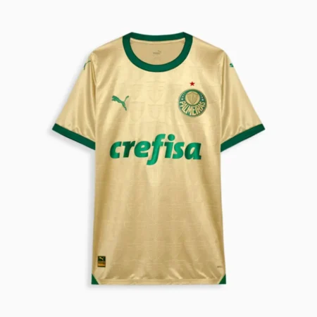 Terceira Camisa do Palmeiras Dourada Third III 2024/25 Jogador
