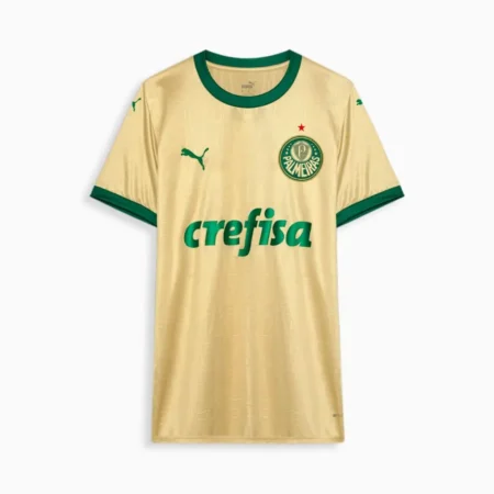 Terceira Camisa do Palmeiras Dourada Third III 2024/25 Masculina