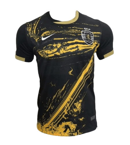 Terceira Camisa Sporting Portugal Preta III 2024/25 Masculina