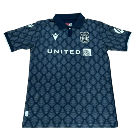 Camisa Wrexham Terceira Azul Escura III 2024/25 Masculina