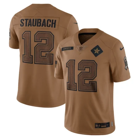 Camisa NFL Dallas Cowboys Marrom Staubach #12 2023