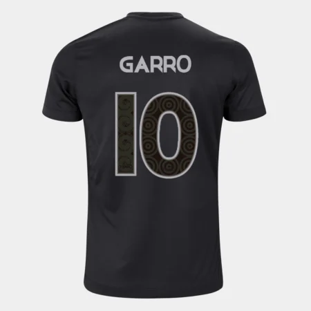 Camisa Reserva Corinthians Garro #10 Preta II 2024/25 Masculina