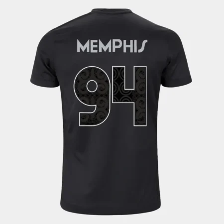 Camisa Corinthians Memphis #94 Preta Reserva II 2024/25 Masculina