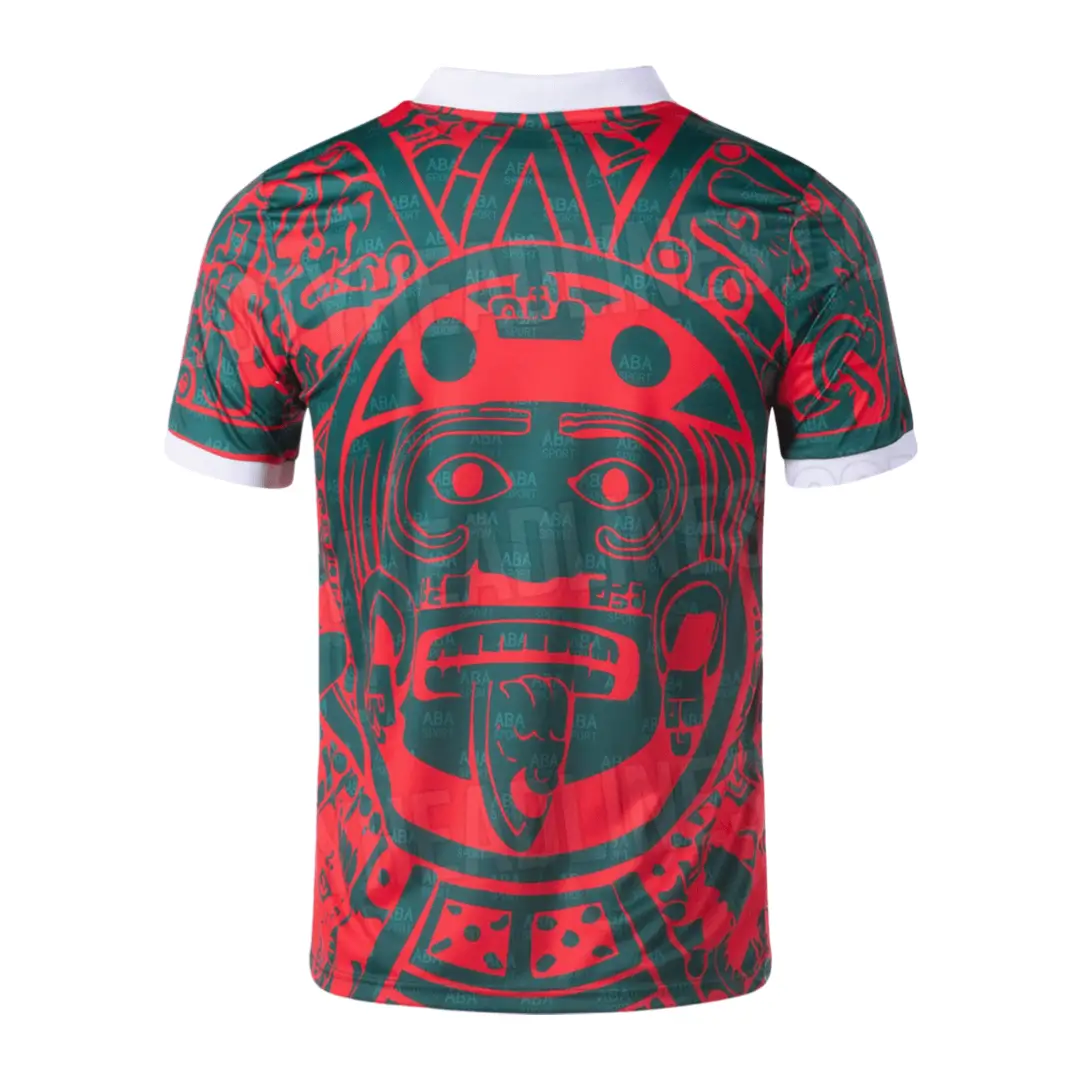 camisa-do-mexico-1997-third-kit-remake-vermelha-2024-25-masculina Camisa México 1997 Remake Polo 1997 Vermelha 2024/25