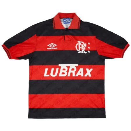 Camisa Flamengo Lubrax Vermelha 1992/93 Masculina