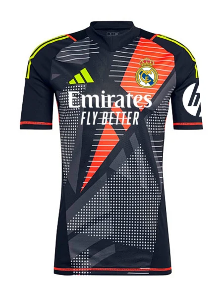 Camisa Goleiro Real Madrid Preta Reserva II 2024/25 Masculina
