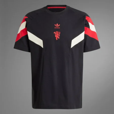 Camisa Manchester United Preta Adidas Originals 2024/25 Masculina