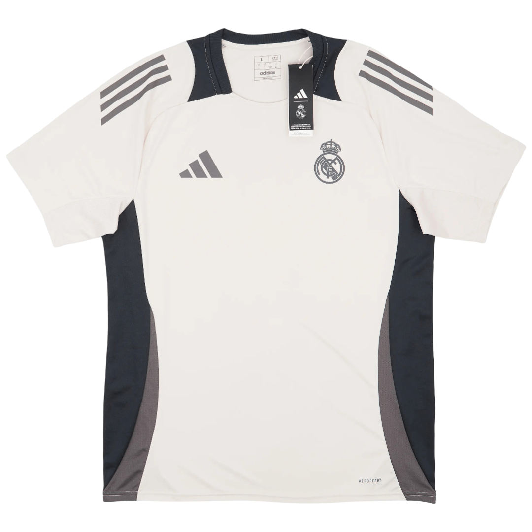 camisa-real-madrid-treino-branca-cinza-2024-25-masculina Camisa Real Madrid Treino Branca-Cinza 2024/25 Masculi