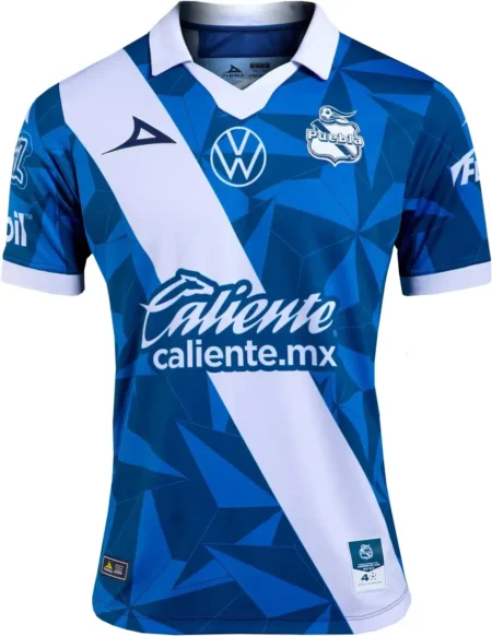 Camisa Reserva Club Puebla Away Azul II 2023/24 Masculina