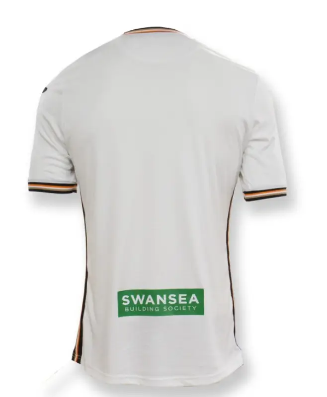 camisa-swansea-city-branca-home-i-2024-25-masculina- Camisa do Swansea City Branca I Home 2024-25 Masculina
