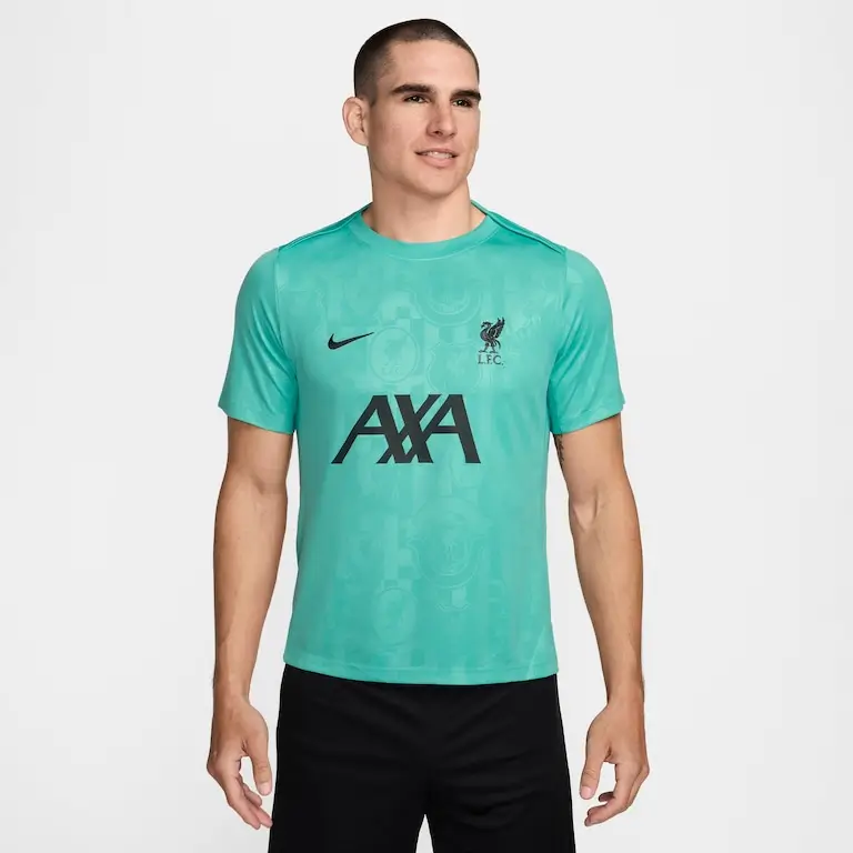 camiseta-nike-liverpool-dri-fit-academy-pro-masculina (1) Camisa Liverpool Azul Pré-jogo 2024/25 Masculina