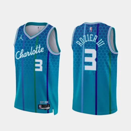 Regata NBA Swingman Jordan Charlotte Hornets Azul 21-22 Rozier III #3