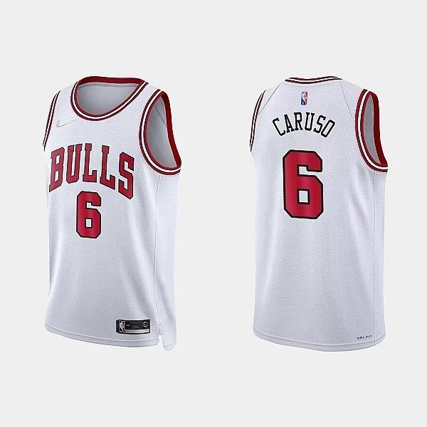 jersey-nba-nike-swingman-bulls-city-edition-21-22-caruso-6-bca Regata NBA Swingman Chicago Bulls Branca 2021/22 Caruso #6