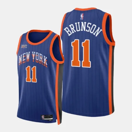 Regata NBA Swingman New York Knicks Azul Brunson #11