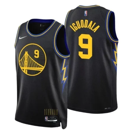 Regata NBA 75ºaniversario Golden State Warriors Preta 21-22 IGUODALA #9