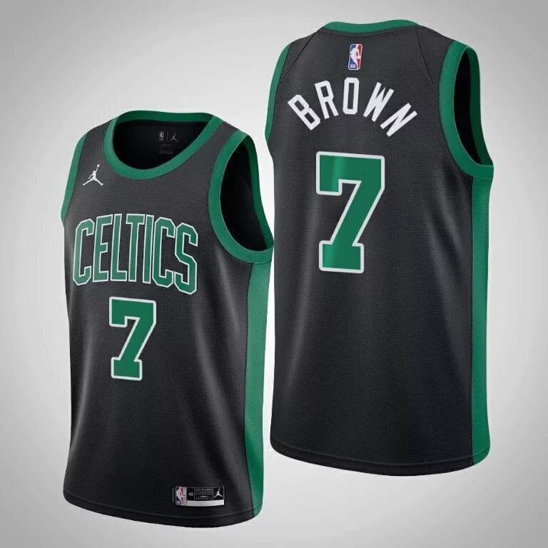 regata-nba-jordan-brand-swingman-boston-celtics-brown-7-MALTA-ESPORTES Regata Swingman NBA Boston Celtics Preta Brown #7