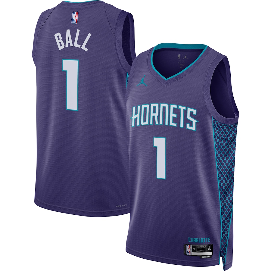 regata-nba-jordan-swingman-charlotte-hornets-roxo-22-23-ball-1 Regata NBA Jordan Swingman Charlotte Hornets Roxo 22-23 Ball #1