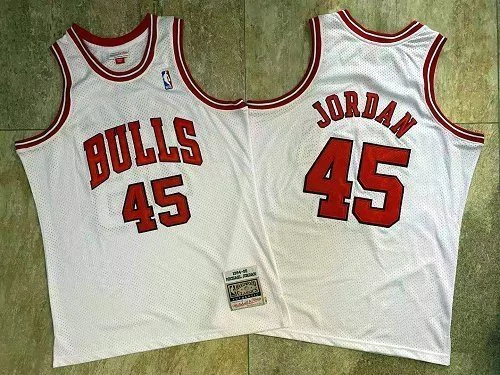 regata-nba-mitchell-ness-chicago-bulls-1994-95-branca-jordan-45-640 Regata NBA Mitchell & Ness Chicago Bulls 1994-95 Branca Jordan #45