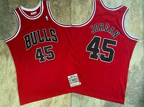regata-nba-mitchell-ness-chicago-bulls-1994-95-vermelha-jordan-45-640 Regata NBA Mitchell & Ness Chicago Bulls 1994-95 Vermelha Jordan #45