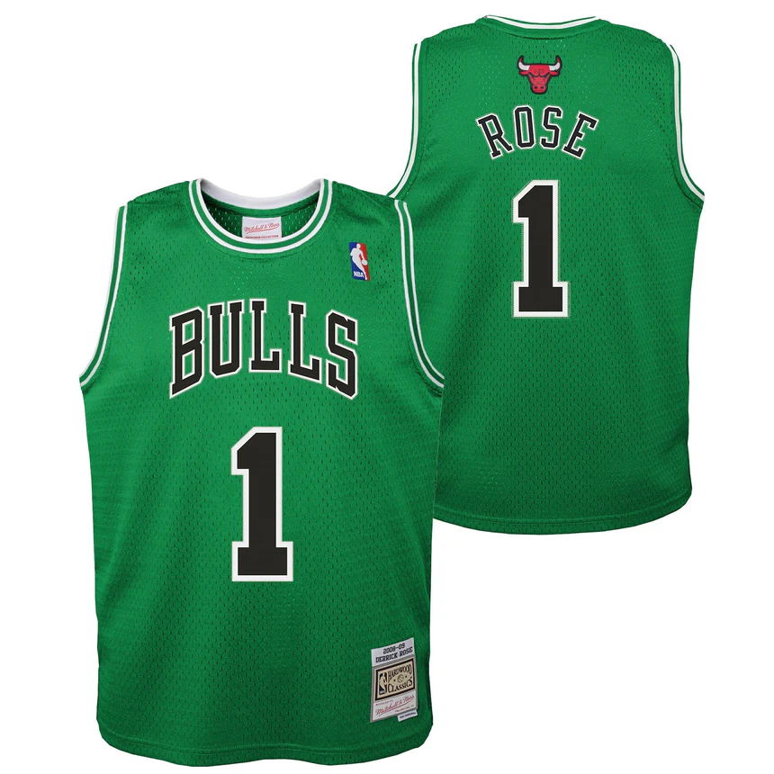 regata-nba-mitchell-ness-chicago-bulls-2008-09-verde-rose-1 Regata NBA Mitchell & Ness Chicago Bulls 2008-09 Verde Rose #1