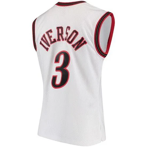 regata-nba-mitchell-ness-philadelphia-76ers-1997-98-branca-iverson-3- Regata NBA Mitchell & Ness Philadelphia 76ers 1997-98 Branca Iverson #3