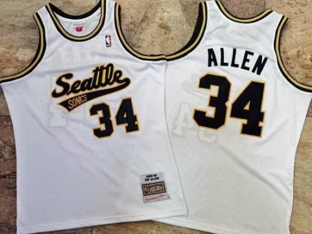 Regata NBA Mitchell & Ness Seattle SuperSonics 2005 Branca Allen #34