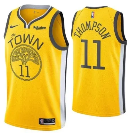 Regata NBA Swingman Golden State Warriors The Town amarela Thompson #11