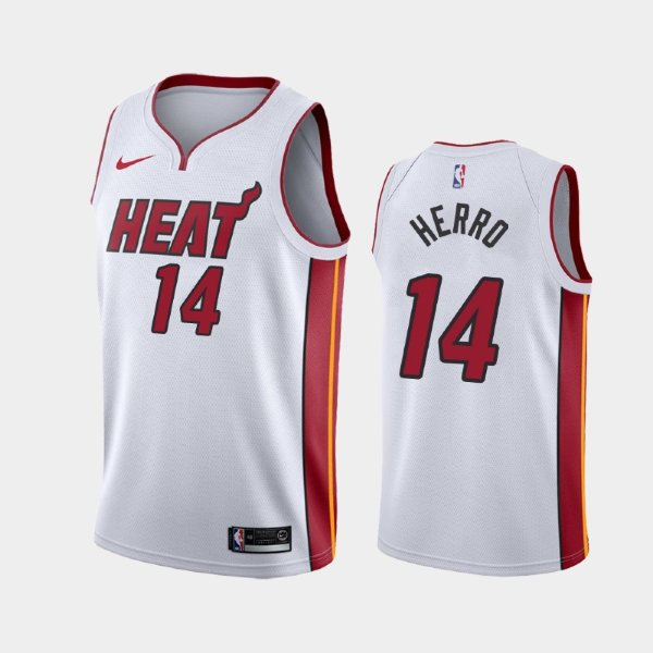 regata-nba-nike-swingman-miami-heat-branca-herro-14 Regata NBA Swingman Miami Heat Branca Herro #14