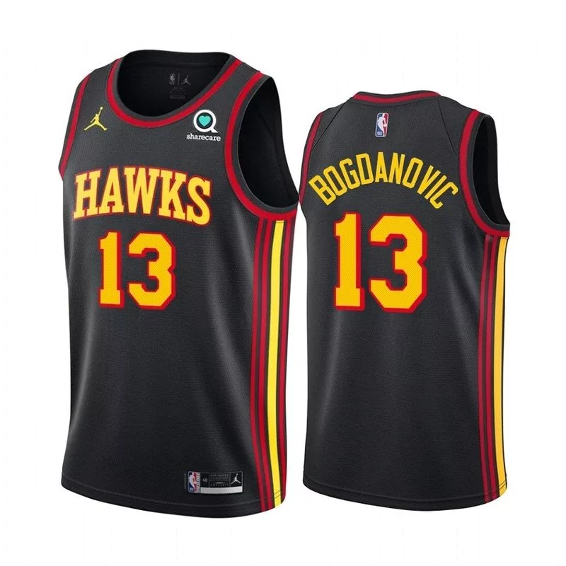 regata-nba-swingman-atlanta-hawks-preta-bogdanovic-13-1024-1024 Regata NBA Swingman Atlanta Hawks Preta Bogdanovic #13