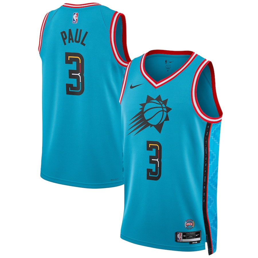 regata-nba-swingman-city-edition-phoenix-suns-azul-22-23-paul-3 Regata NBA Swingman City Edition Phoenix Suns Azul 22-23 Paul #3