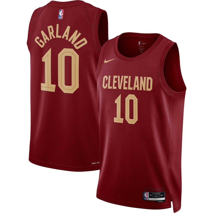 regata-nba-swingman-cleveland-cavaliers-vinho-edition-22-23-garland-10 Regata NBA Swingman Cleveland Cavaliers Vinho Edition 22-23 Garland #10