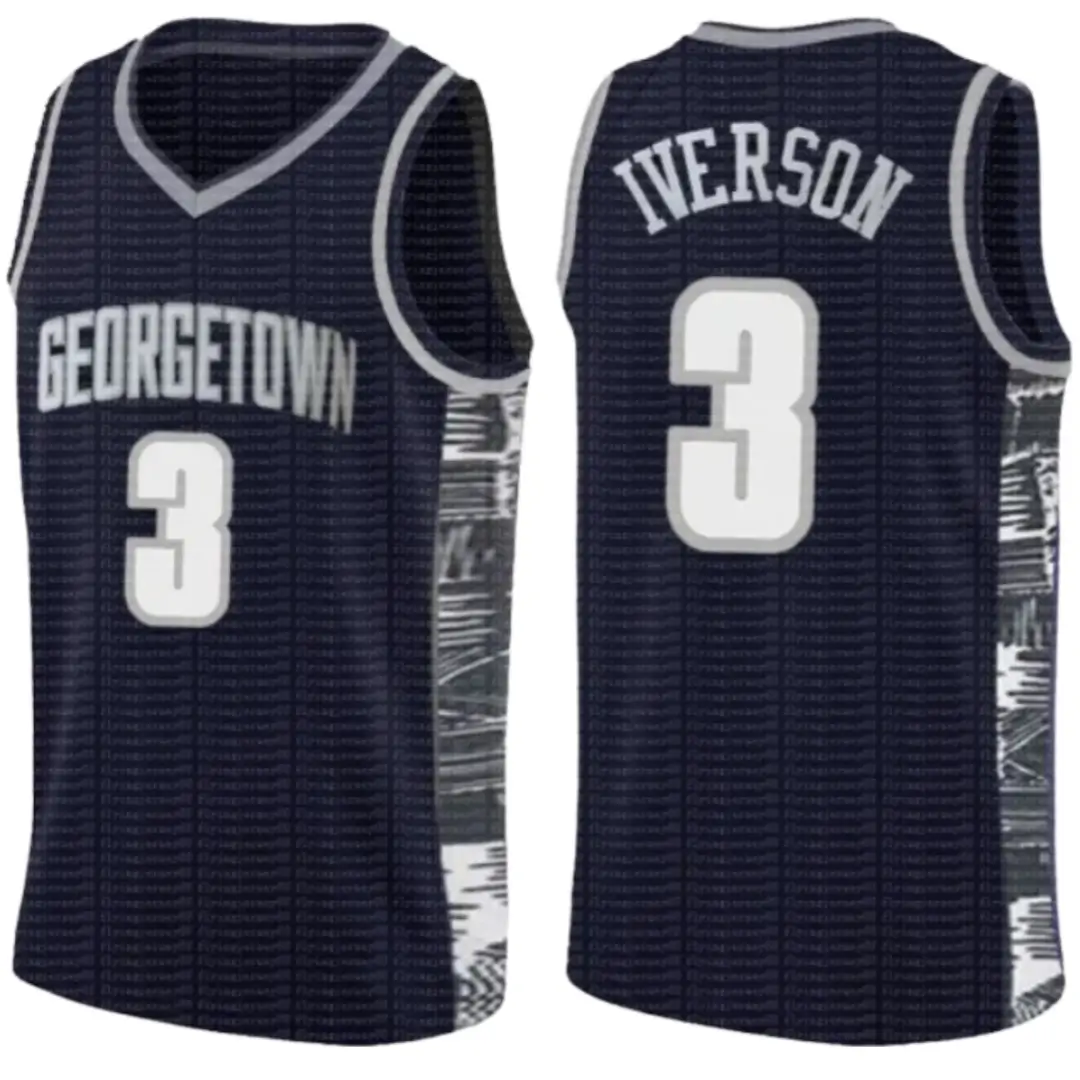 regata-nba-swingman-georgetown-hoyas-azul-22-23-iverson-3 Regata NBA Swingman Georgetown Hoyas Azul 22-23 Iverson #3