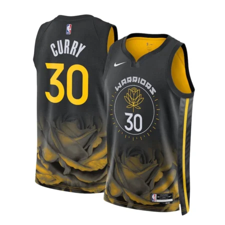 Regata NBA Swingman Golden State Warriors Preta 22-23 Curry #30