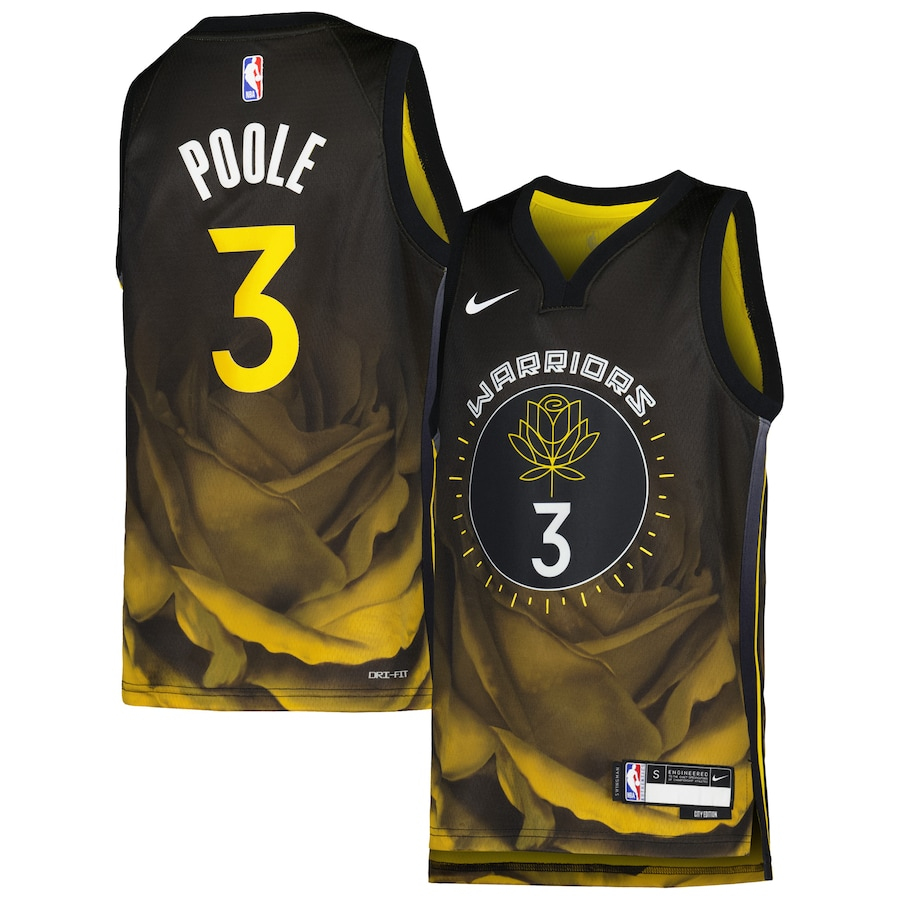 regata-nba-swingman-golden-state-warriors-preta-22-23-poole-3 Regata NBA Swingman Golden State Warriors Preta 22-23 Poole #3