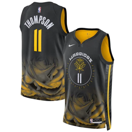 Regata NBA Swingman Golden State Warriors Preta 22-23 Thompson #11