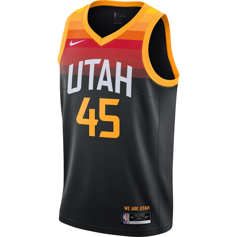 regata-nba-swingman-utah-jazz-20-21-preta-mitchell-45- Regata NBA Swingman Utah Jazz 20-21 Preta Mitchell #45