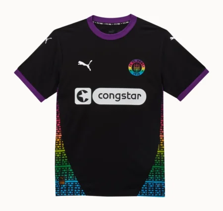 Terceira Camisa ST. Pauli Preta III 2024/25 Masculina