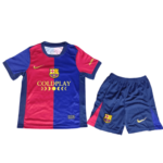 Kit Infantil Barcelona Coldplay Especial Grená Home 2024/25 Unissex