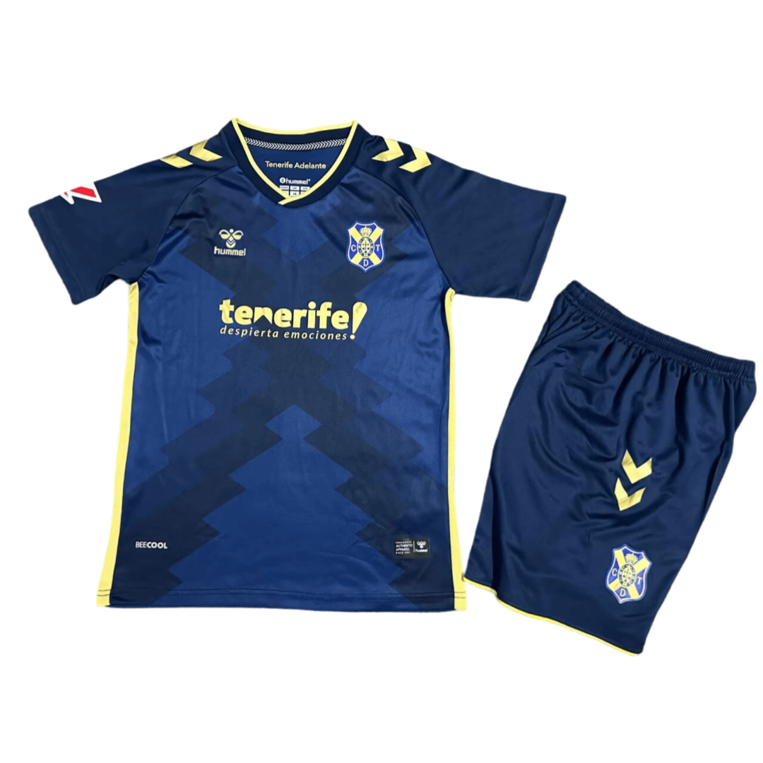 Kit Infantil Reserva Tenerife Azul Escura II 2024/25 Unissex Kit Infantil Reserva Tenerife Azul Escura II 2024/25 Unissex